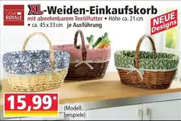 Norma Casa Royale XL-Weiden-Einkaufskorb Angebot