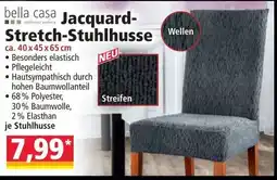Norma bella casa Jacquard-Stretch-Stuhlhüse Angebot