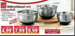 Norma Rührschüssel mit Silikonfuß Angebot