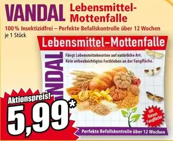 Vandal Lebensmittel-Mottenfalle