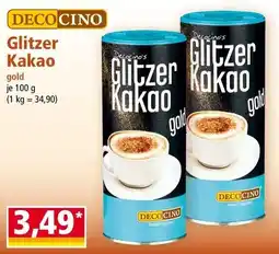 Norma Decocino's Glitzer Kakao gold Angebot