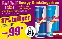 Norma Red Bull Energy Drink/Sugarfree Angebot