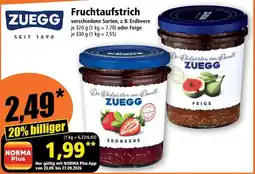 Norma Fruchtaufstrich ZUEGG Angebot