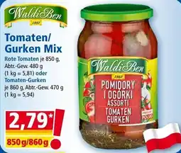 Norma WaldiBen Tomaten/Gurken Mix Angebot
