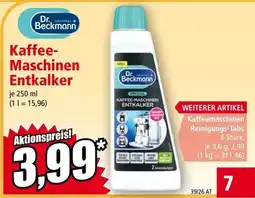 Norma Dr. Beckmann Kaffee-Maschinen Entkalker Angebot
