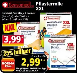 Norma Sensomed Pflasterrolle XXL Angebot
