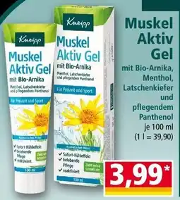 Norma Kneipp Muskel Aktiv Gel Angebot