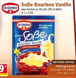 Norma Dr.Oetker Soße Bourbon Vanille Angebot