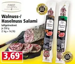 Norma Finest Gourmet Walnuss-/Haselnuss Salami Angebot
