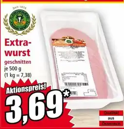 Norma Extra-wurst Angebot