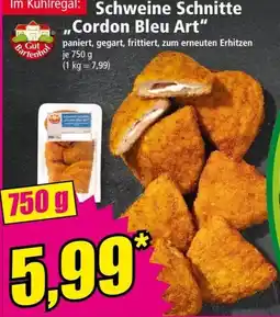 Norma Schweine Schnitte Cordon Bleu Art Angebot