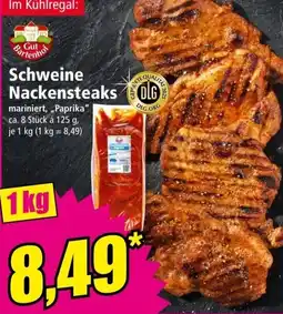Norma Gut Bartenhof Schweine Nackensteaks Angebot