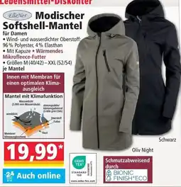 Norma ElleNor Modischer Softshell-Mantel für Damen Angebot