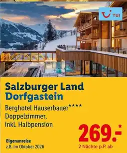 Lidl Reisen Berghotel Hauserbauer**** Angebot