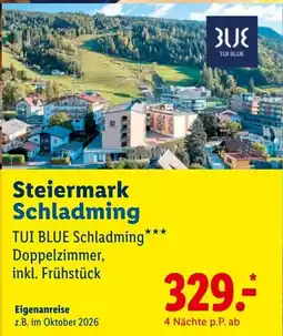 Lidl Reisen TUI BLUE Schlading *** Angebot