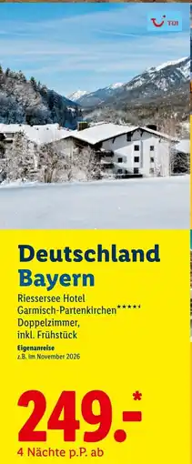 Lidl Reisen Riessersee Hotel Garmisch-Partenkirchen**** Angebot