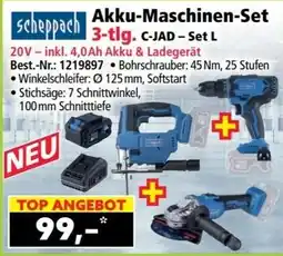 Norma Akku-Maschinen-Set scheppach Angebot