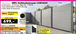 Norma WPC-Sichtschutzzaun CORTADO Angebot