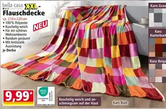 Bella casa XXL - Flauschdecke