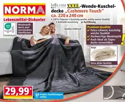 Norma bella casa XXXL-Wende-Kuscheldecke „Cashmere Touch“ Angebot