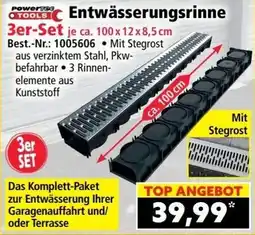 Norma powerTEC Entwässerungsrinne Angebot