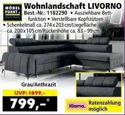 Norma Wohnlandschaft LIVORNO Angebot