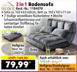 Norma Better Home 2in1 Bodensofa Angebot