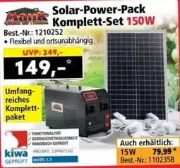 Norma Solar-Power-Pack Komplett-Set 150W Angebot