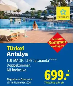 Lidl Reisen TUI MAGIC LIFE Jacaranda Angebot