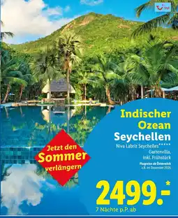 Lidl Reisen Indischer Ozean Seychellen Angebot