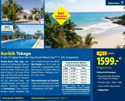 Lidl Reisen Karibik Tobago Angebot