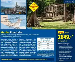 Lidl Reisen Mexiko Rundreise Angebot