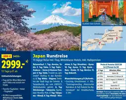 Lidl Reisen Japan Rundreise Angebot