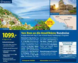 Lidl Reisen Von Rom an die Amalfiküste Rundreise Angebot