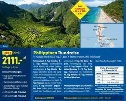 Lidl Reisen Philippinen Rundreise Angebot