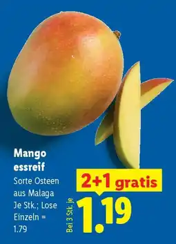 Lidl Mango essreif Angebot