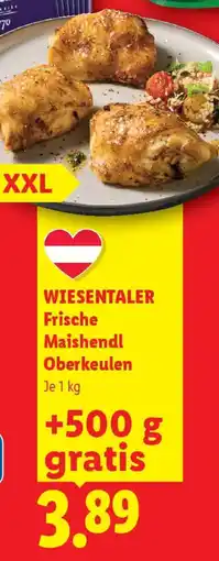 Lidl Wiesentaler Frische Maishendl Oberkeulen Angebot