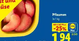 Lidl Pflaumen Angebot