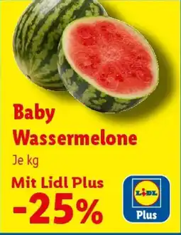 Lidl Baby Wassermelone Angebot