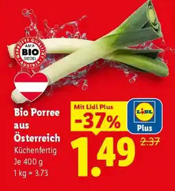 Lidl Bio Porree aus Österreich Angebot