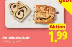 Lidl Alm-Striezel mit Mohn Angebot