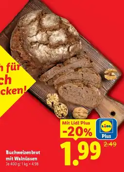 Lidl Buchweizenbrot mit Walnüssen Angebot