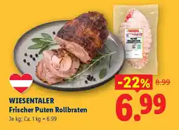 Lidl Wiesentaler Frischer Puten Rollbraten Angebot