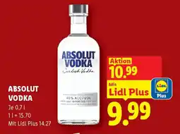 Lidl Absolut Vodka Angebot