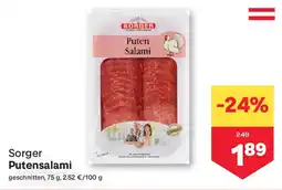 MPreis Sorger Putensalami Angebot