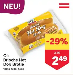 MPreis Ölz Brioche Hot Dog Brötte Angebot