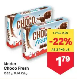 MPreis kinder Choco Fresh Angebot