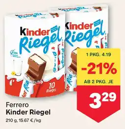 MPreis Ferrero Kinder Riegel Angebot