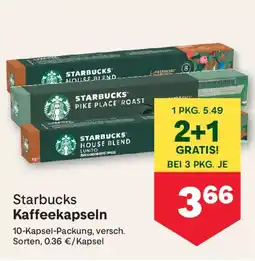 MPreis Starbucks Kaffeekapseln Angebot