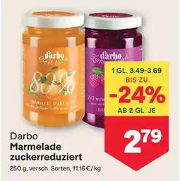 MPreis Darbo Marmelade zuckerreduziert Angebot
